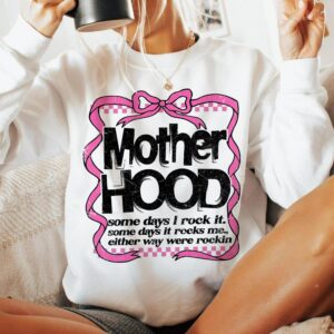 Motherhood Coquette Bow Checker PNG, Retro Mother hood Png, Funny Mom Sarcastic Mama Png, Retro Png Mom shirt Png, Mothers Day png, Mama Png